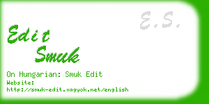 edit smuk business card